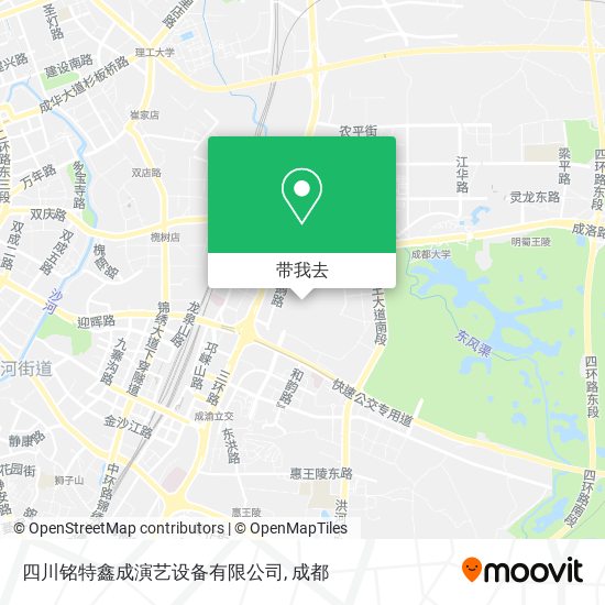 四川铭特鑫成演艺设备有限公司地图