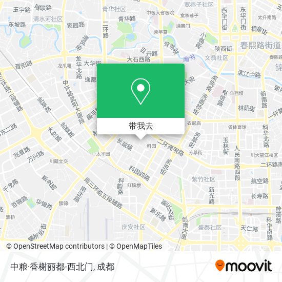 中粮·香榭丽都-西北门地图
