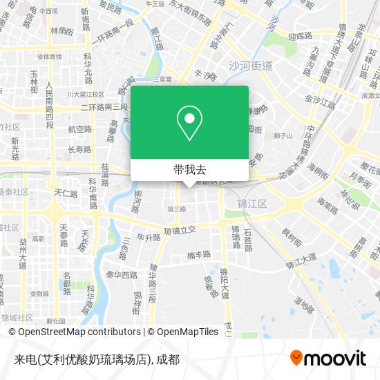 来电(艾利优酸奶琉璃场店)地图