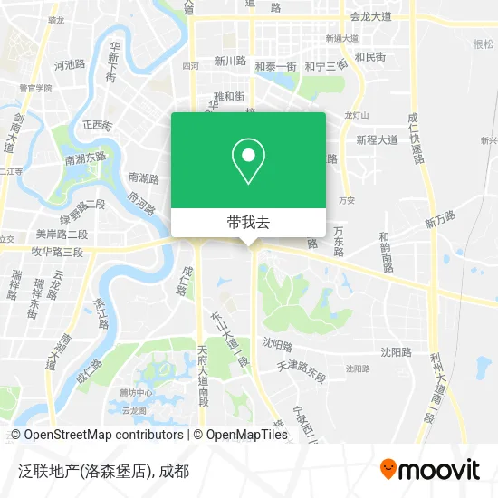 泛联地产(洛森堡店)地图
