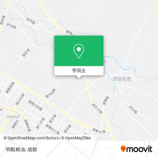 明毅粮油地图