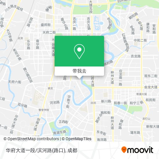 华府大道一段/滨河路(路口)地图