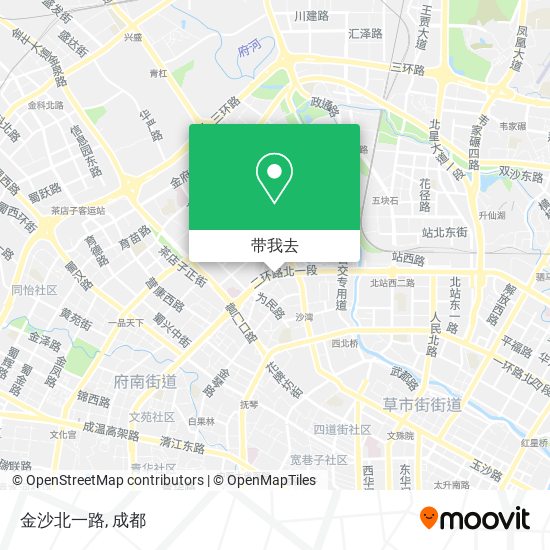 金沙北一路地图