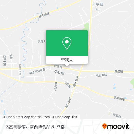 弘杰喜糖铺西南西博食品城地图