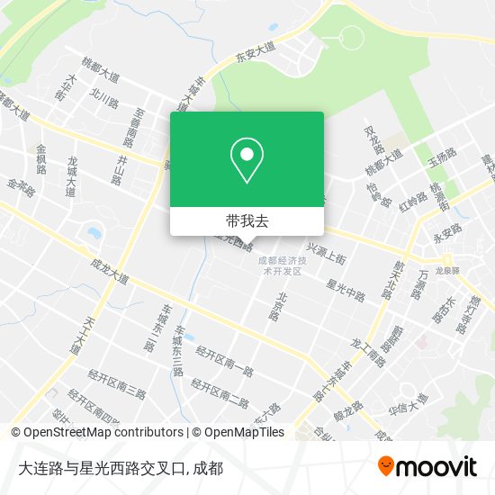 大连路与星光西路交叉口地图