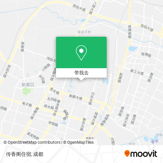 传香阁住宿地图
