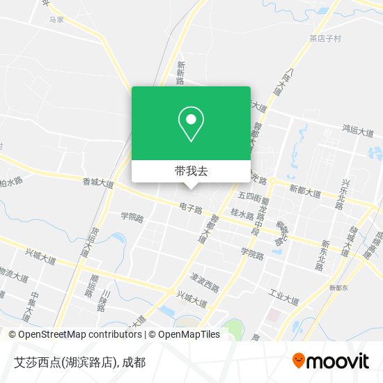 艾莎西点(湖滨路店)地图