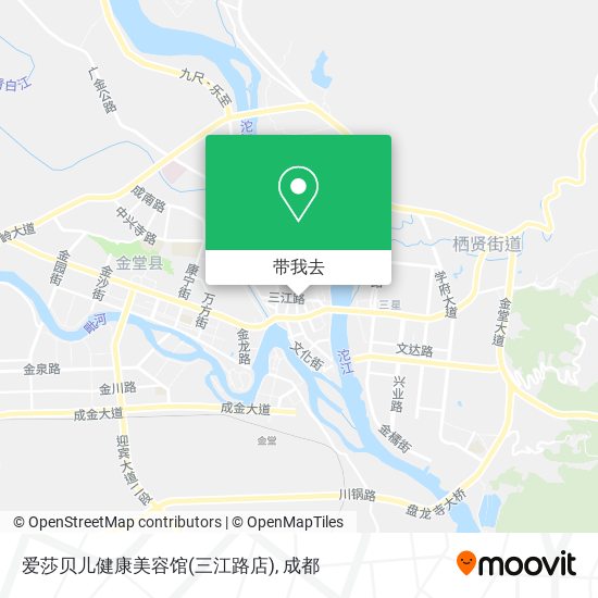 爱莎贝儿健康美容馆(三江路店)地图