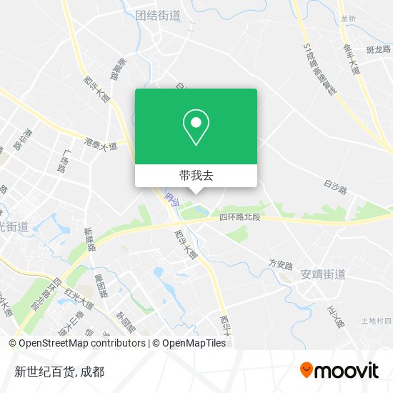 新世纪百货地图