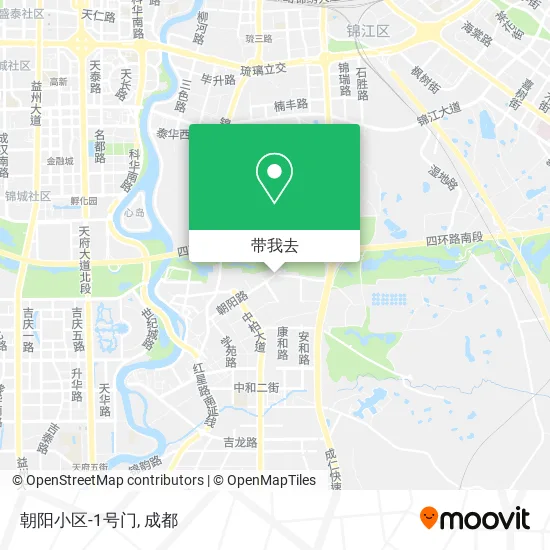 朝阳小区-1号门地图