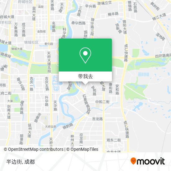 半边街地图