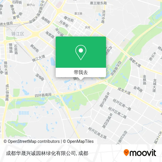 成都华晟兴诚园林绿化有限公司地图