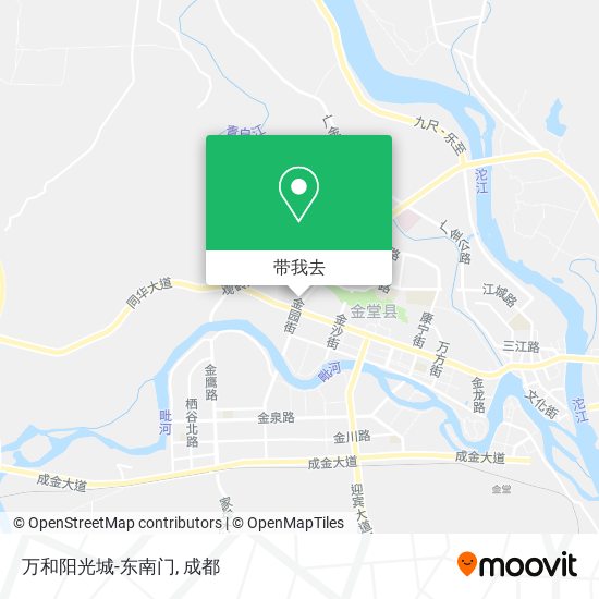 万和阳光城-东南门地图