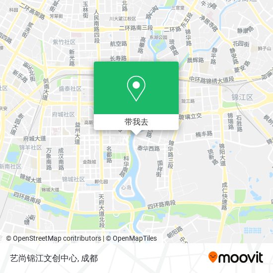 艺尚锦江文创中心地图