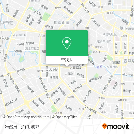 雅然居-北1门地图