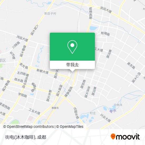 街电(沐木咖啡)地图