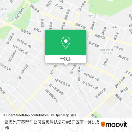富奥汽车零部件公司富奥科技公司(经开区南一路)地图
