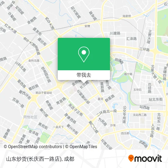 山东炒货(长庆西一路店)地图