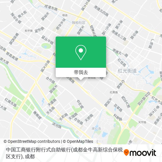 中国工商银行附行式自助银行(成都金牛高新综合保税区支行)地图