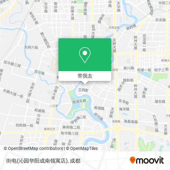 街电(沁园华阳成南领寓店)地图
