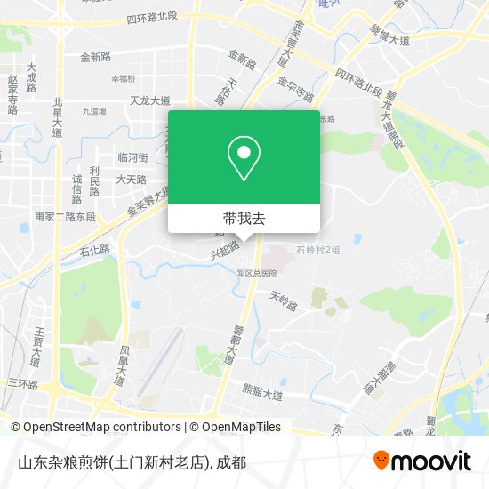 山东杂粮煎饼(土门新村老店)地图