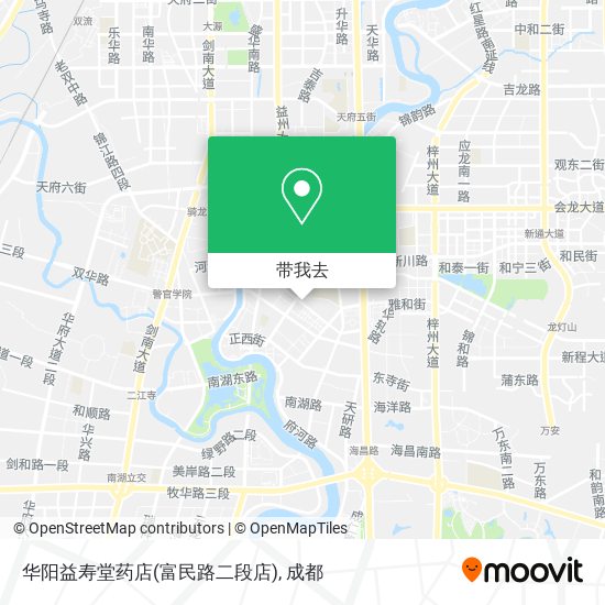 华阳益寿堂药店(富民路二段店)地图