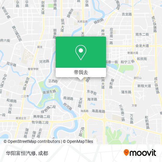 华阳富恒汽修地图
