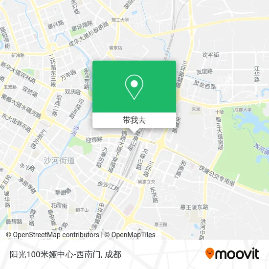 阳光100米娅中心-西南门地图