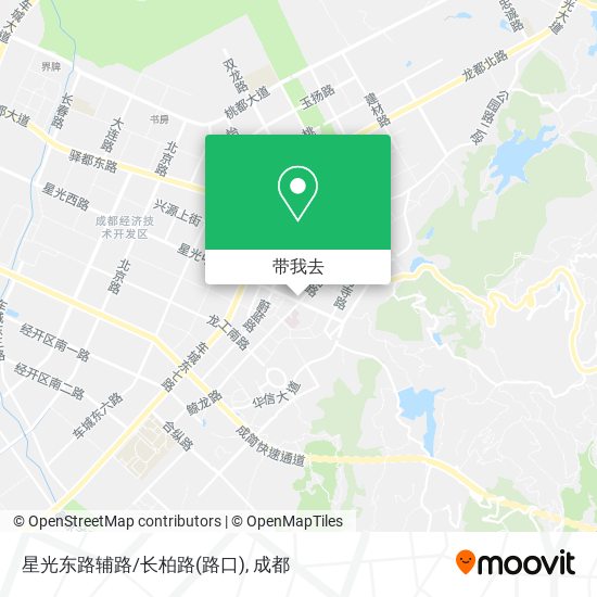 星光东路辅路/长柏路(路口)地图