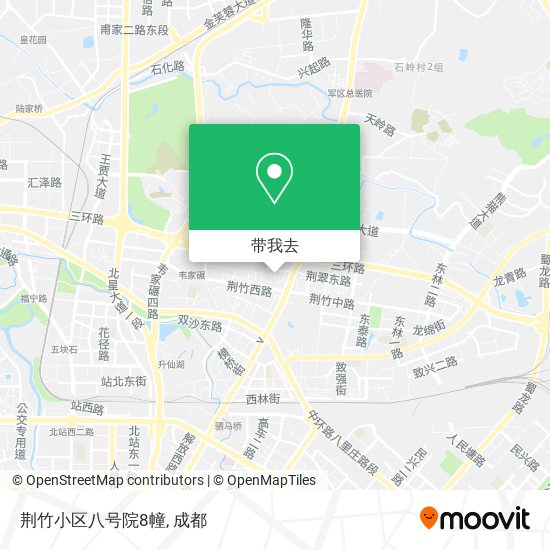 荆竹小区八号院8幢地图