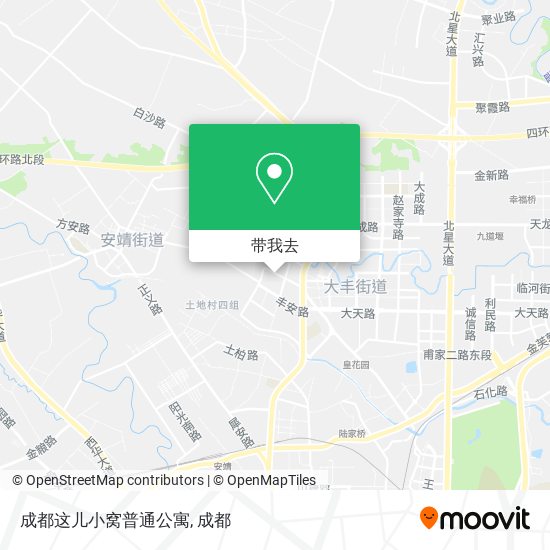 成都这儿小窝普通公寓地图