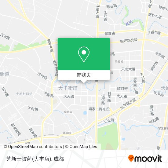 芝新士披萨(大丰店)地图