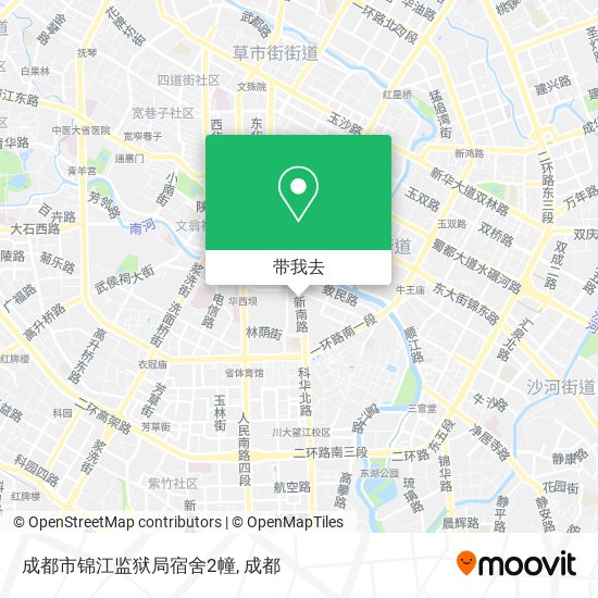 成都市锦江监狱局宿舍2幢地图