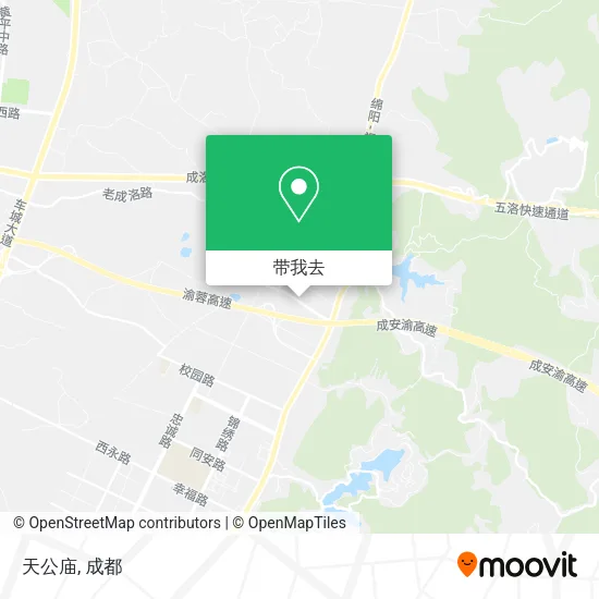 天公庙地图