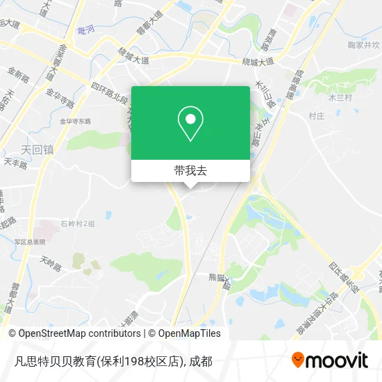 凡思特贝贝教育(保利198校区店)地图