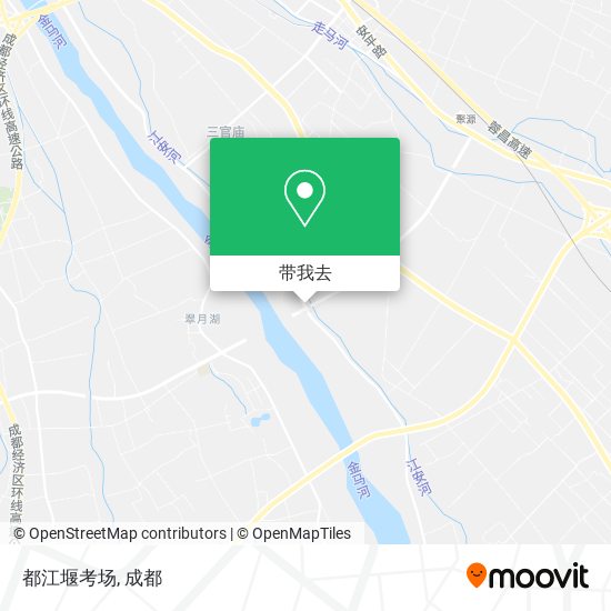 都江堰考场地图