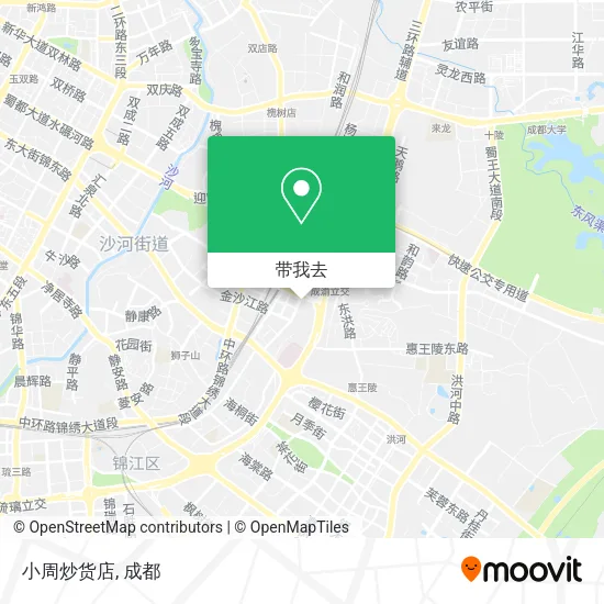 小周炒货店地图