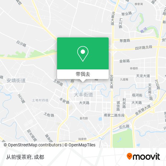 从前慢茶府地图