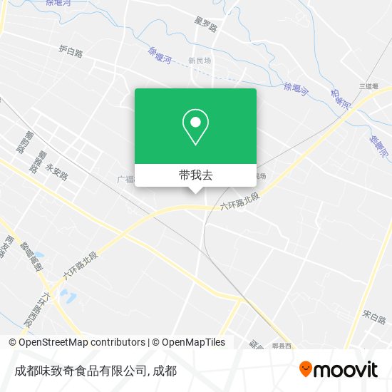 成都味致奇食品有限公司地图