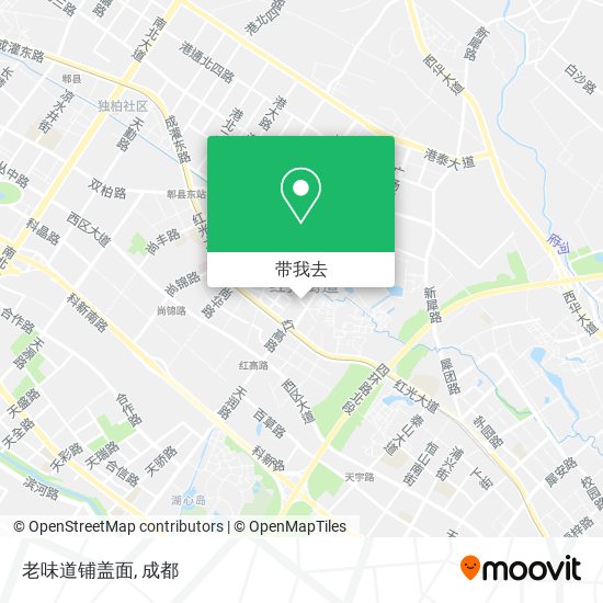 老味道铺盖面地图