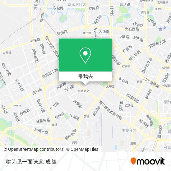 犍为见一面味道地图