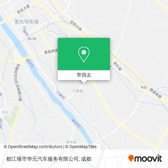 都江堰市华元汽车服务有限公司地图