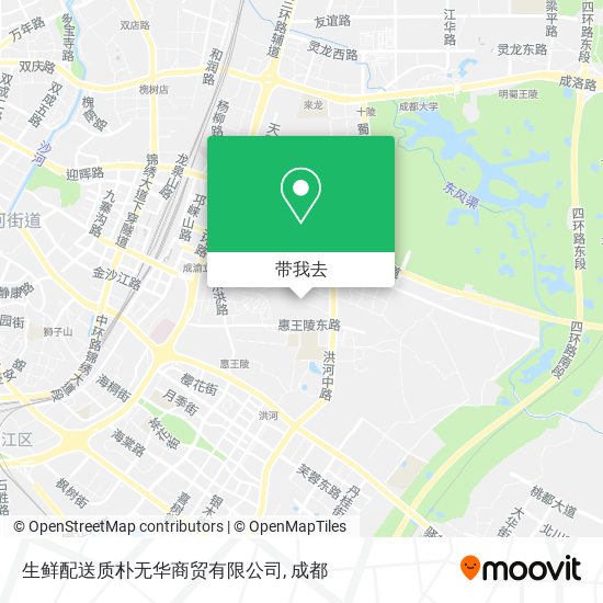 生鲜配送质朴无华商贸有限公司地图