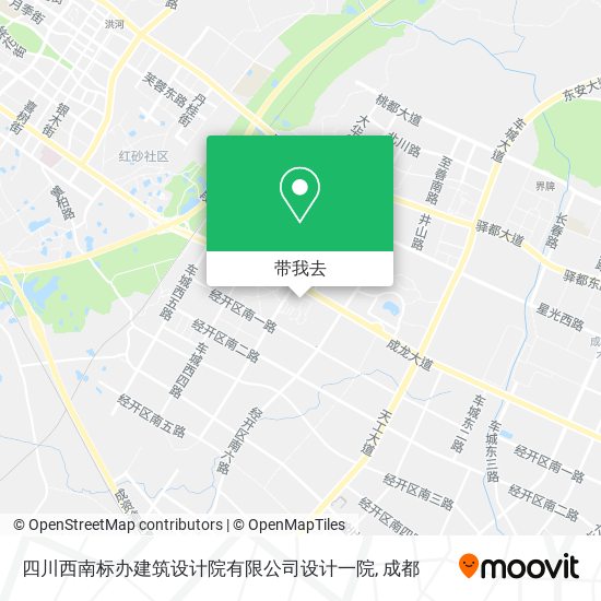 四川西南标办建筑设计院有限公司设计一院地图