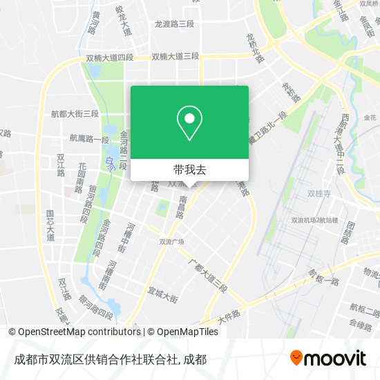 成都市双流区供销合作社联合社地图