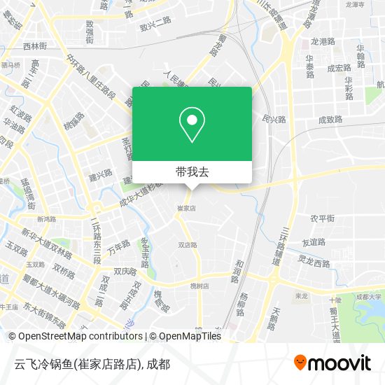 云飞冷锅鱼(崔家店路店)地图