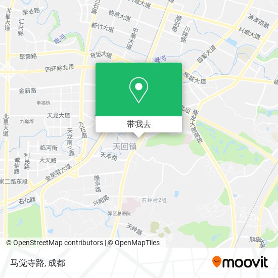 马觉寺路地图