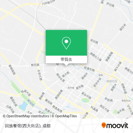 回族餐馆(西大街店)地图