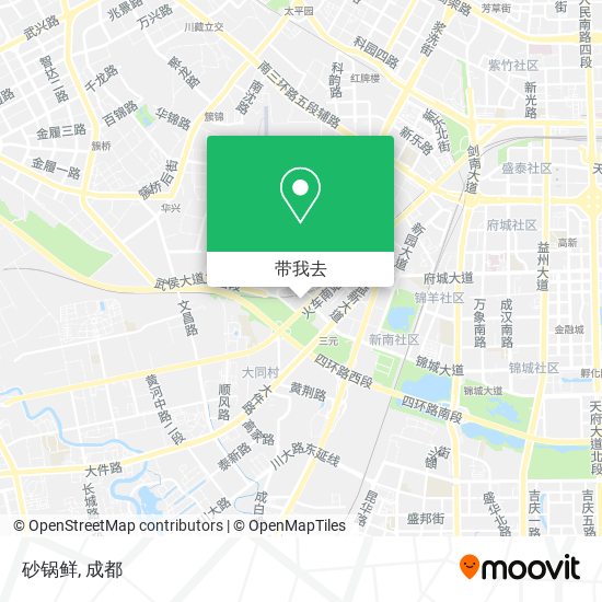 砂锅鲜地图