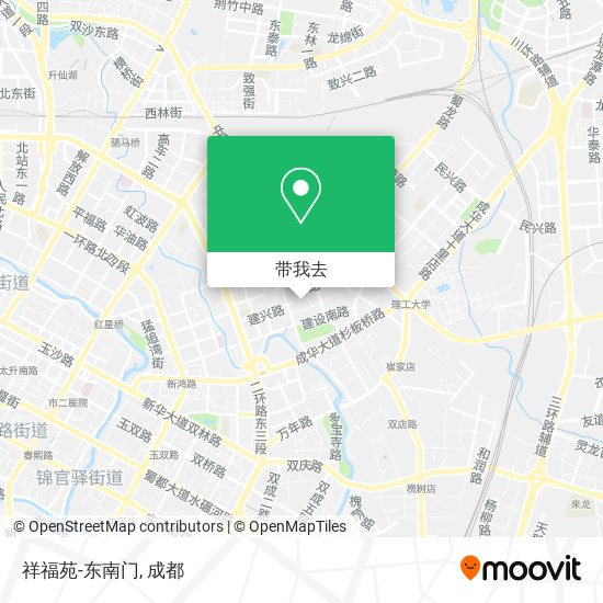 祥福苑-东南门地图